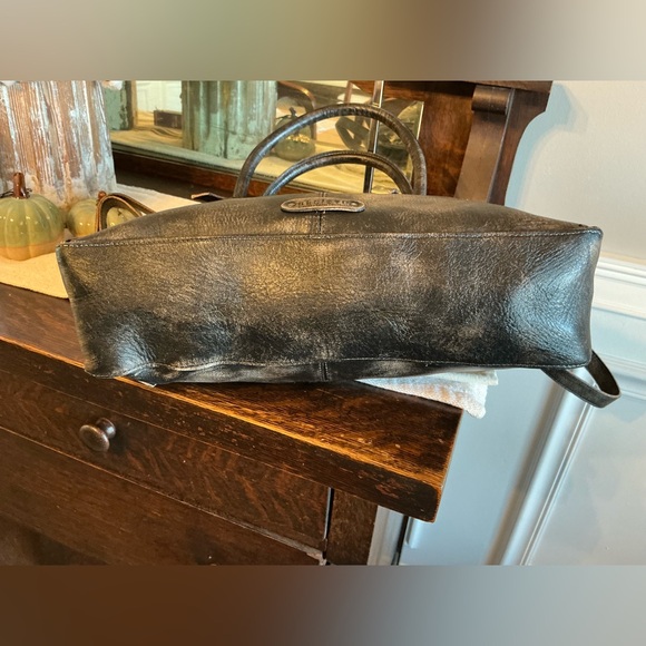 NWT Bed Stu Rockababy Satchel Shoulder Crossbody Black Hand Wash MSRP $270 - Picture 9 of 14